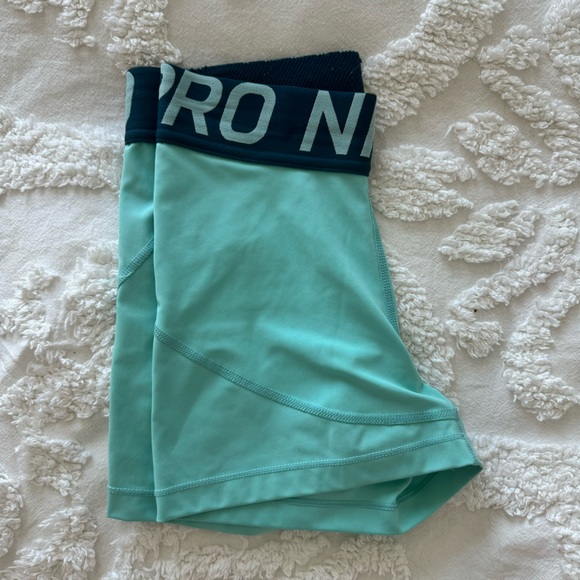 Teal Gym Shorts - Picture 1 of 1